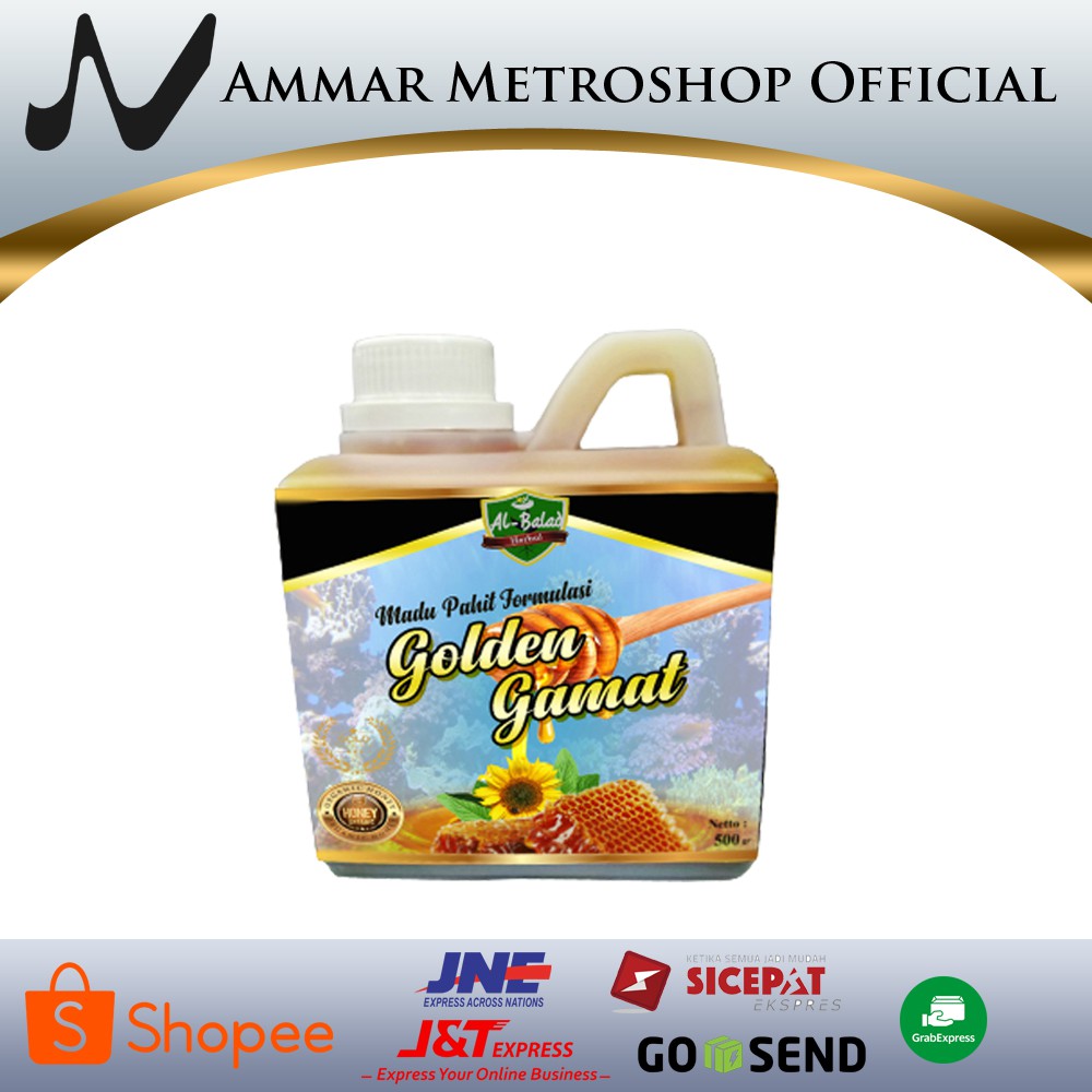 

Madu Hitam Pahit Propolis plus Sambiloto Gamat Gold 500gr