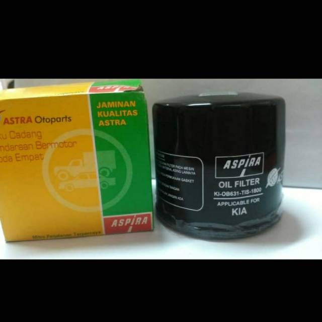 saringan oli merk aspira untuk mobil kia picanto, Timor, hyundai atoz