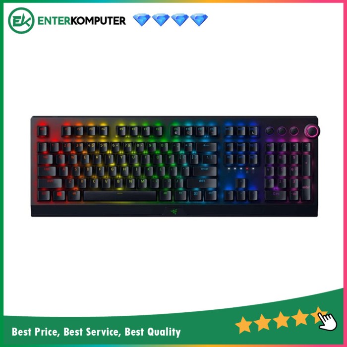 Razer BlackWidow V3 - Mechanical Gaming Keyboard (Green Switch)