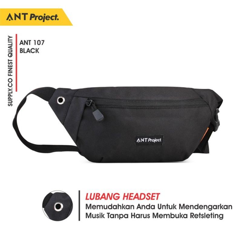 Tas Selempang Waist Bag Pria Ant Project