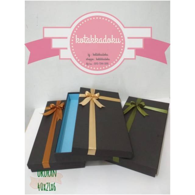 

Kotak kado/kotak buket bunga ukuran 40*20*5 bisa Custom Ukuran dan request warna