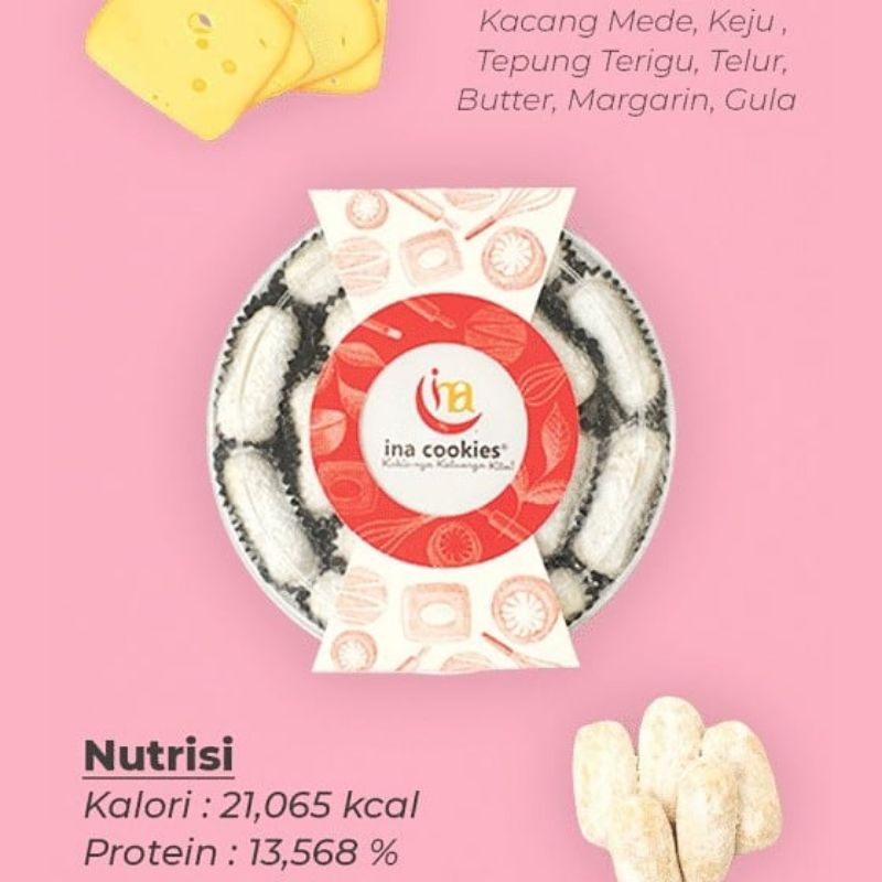 ina cookies putri salju keju