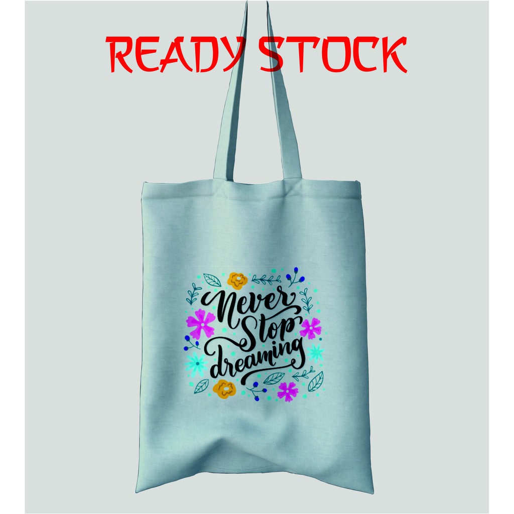 Totebag Premium - Canvas Drill - Bukan Blacu - Tas Fashion Wanita -  RS019