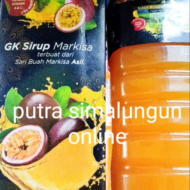 

SIRUP GK MARKISA 2liter 1botol