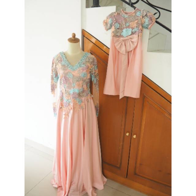 Baju pesta ibu anak (bisa untuk hijab)