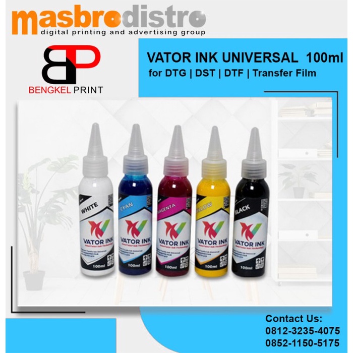 

Tinta DTF DST Vator Ink Universal - Biru Termurah