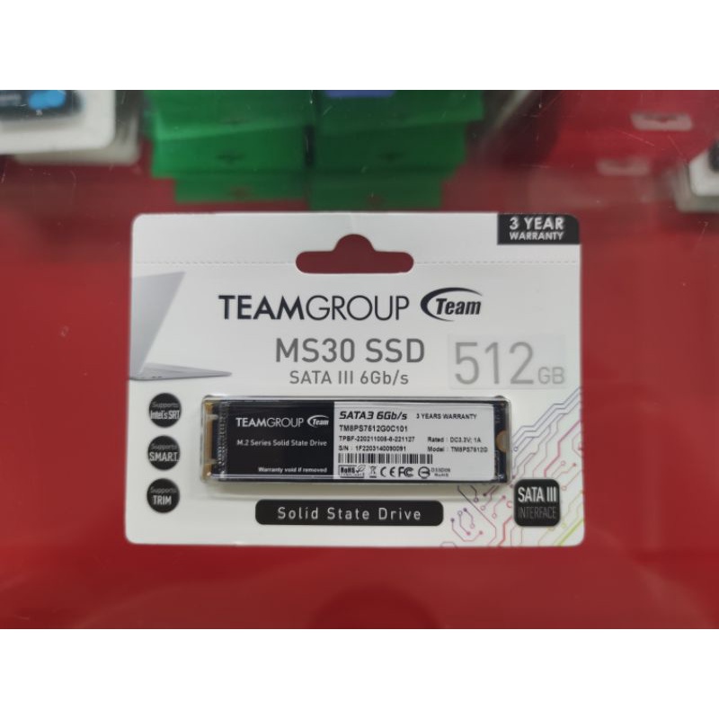 Team MS30 SSD M2 2280 SATA 256GB / 512GB / 1TB