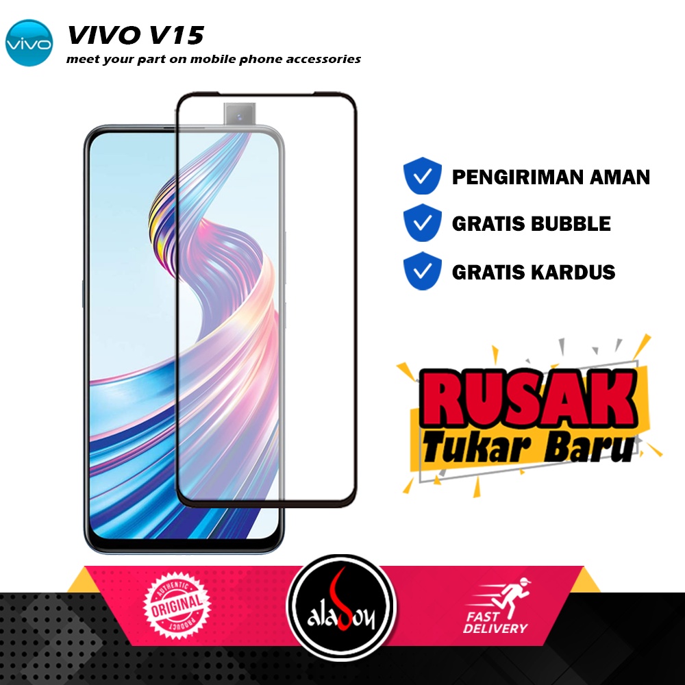 Tempered Glass VIVO V15 Anti Gores Layar Screen Protector