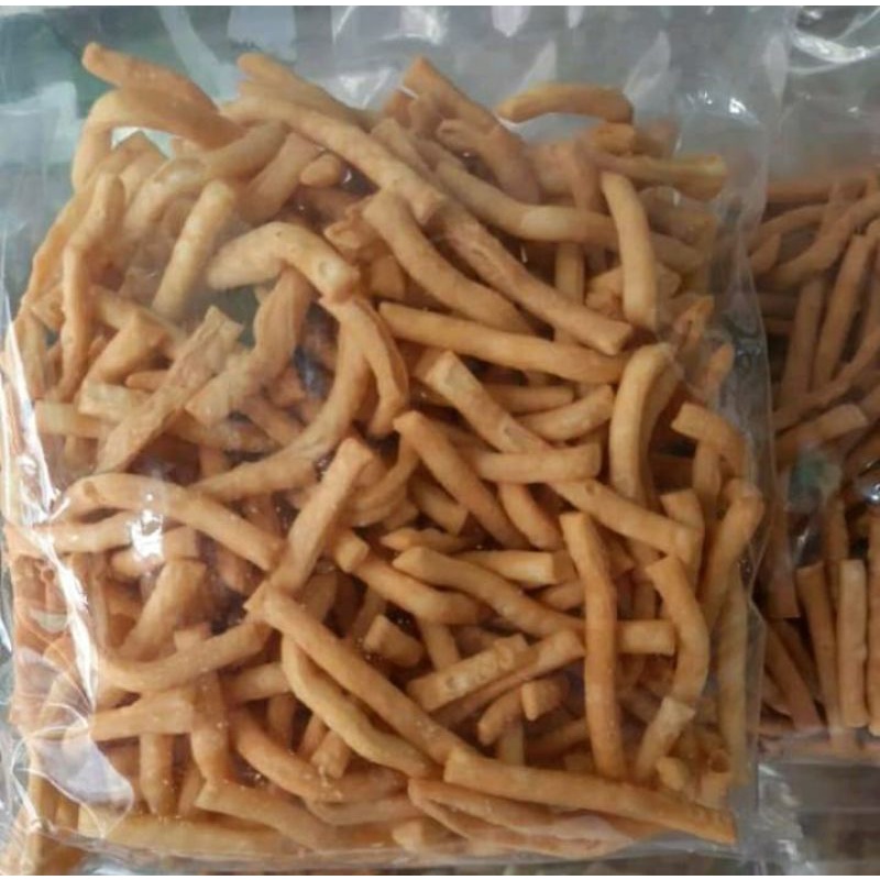 

STIK BAWANG/STIK BOMBAY RASA GURIH ASIN BERAT 500 g/SNACK KILOAN