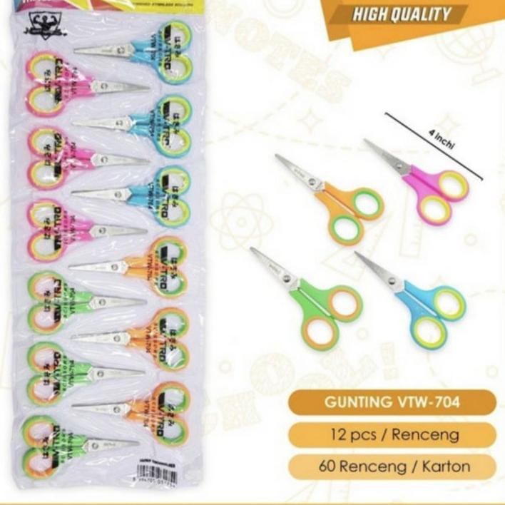 

⚡️Bisa COD⚡️ Harga untuk 1 renteng=12 pcs Gunting Kecil Warna/pemotong/ scissors !