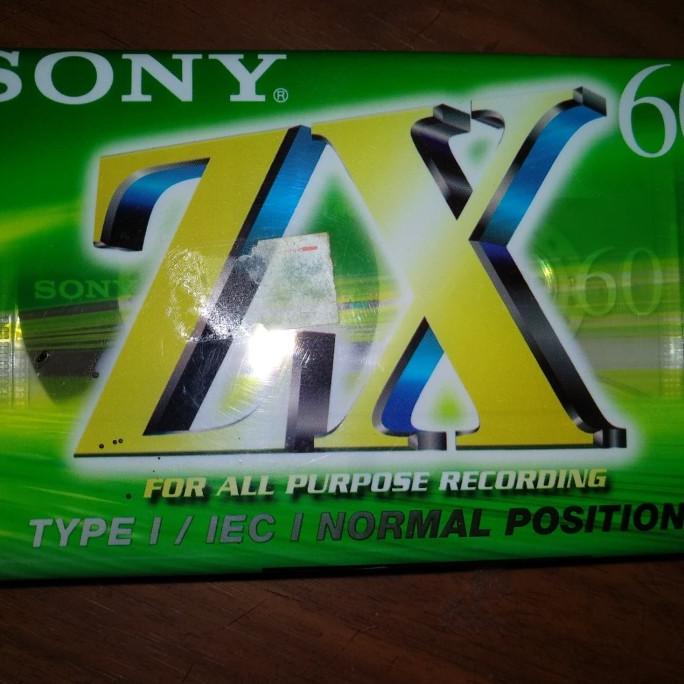 Ready stock] Casette Tape kaset sony ZX 60 C60ZXA kaset pita kosong