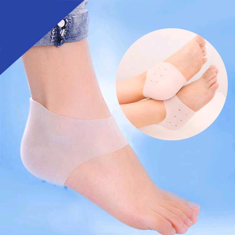 【GOGOMART】Pelindung Tumit Kaki / Silikon Gel Bantalan (2 PCS)