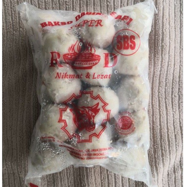 

Baso Daging Sapi SB 25 pcs / Bakso Sapi SUPER 375 Gram RD