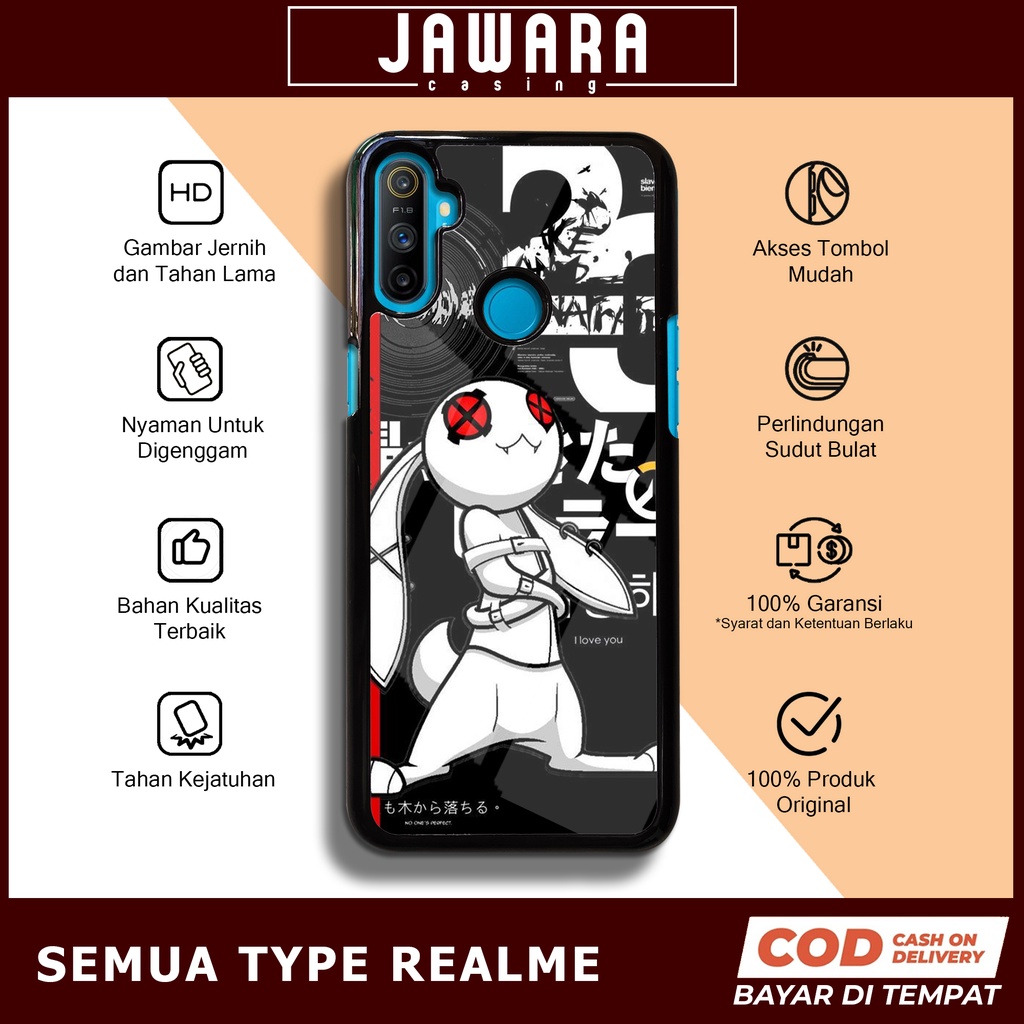 Case Realme C3 Case Hp Realme C3 Premium Glossy Jawara Casing [JPNR] Casing Hp Aesthetic Kesing Hp K