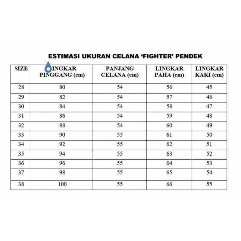 GROSIR ECER CELANA PENDEK ORIGINAL MERK FIGHTER TERMURAH