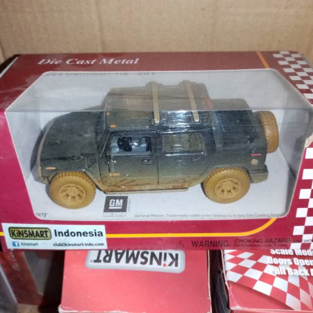Hummer mobilan rally offroad diecast kinsmart mainan