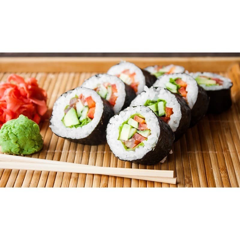 Tikar penggulung sushi makisu sushi roller bamboo mat alat masak dapur