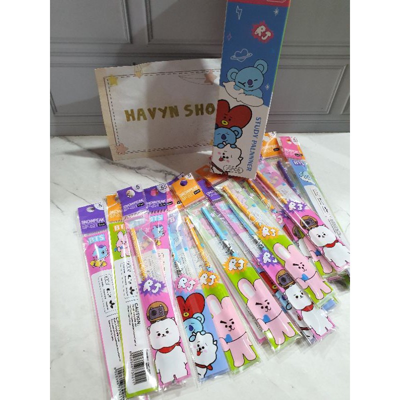 ISI GEL PEN/isi tinta pulpen gel/refill pen gel/isi gel pen-BTS 20pc