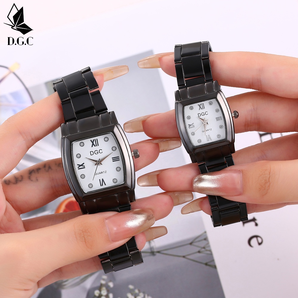 DGC Jam Tangan Couple Kuarsa baja menonton pria dan wanita menonton murah watch C85