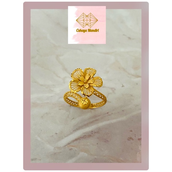 Cincin emas kadar 700 berat +/- 2,1 gram