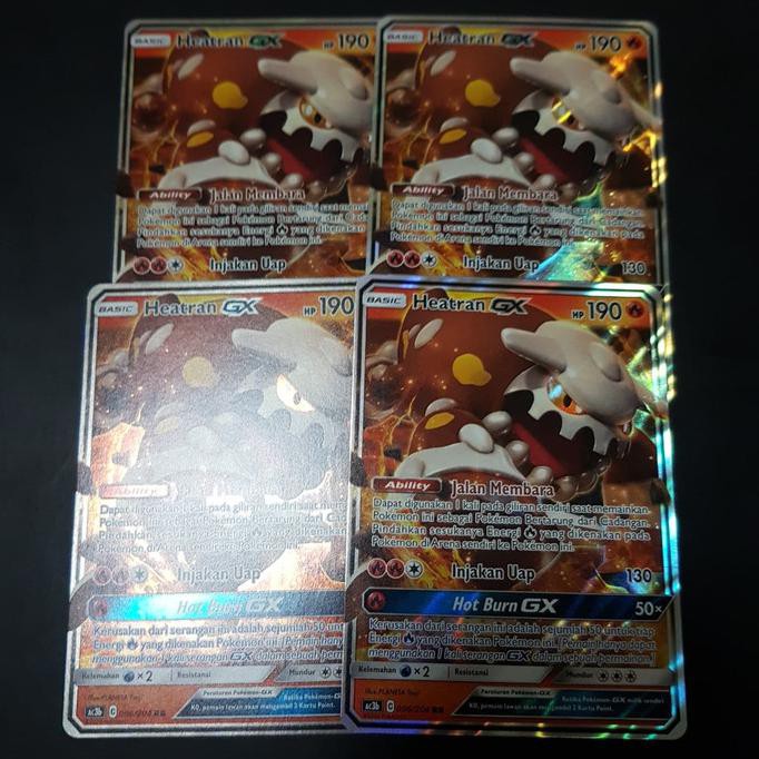 Buruan Beli] Heatran Gx Rr Tag Team Ac3B Holo Kartu Pokemon Tcg Booster Indo