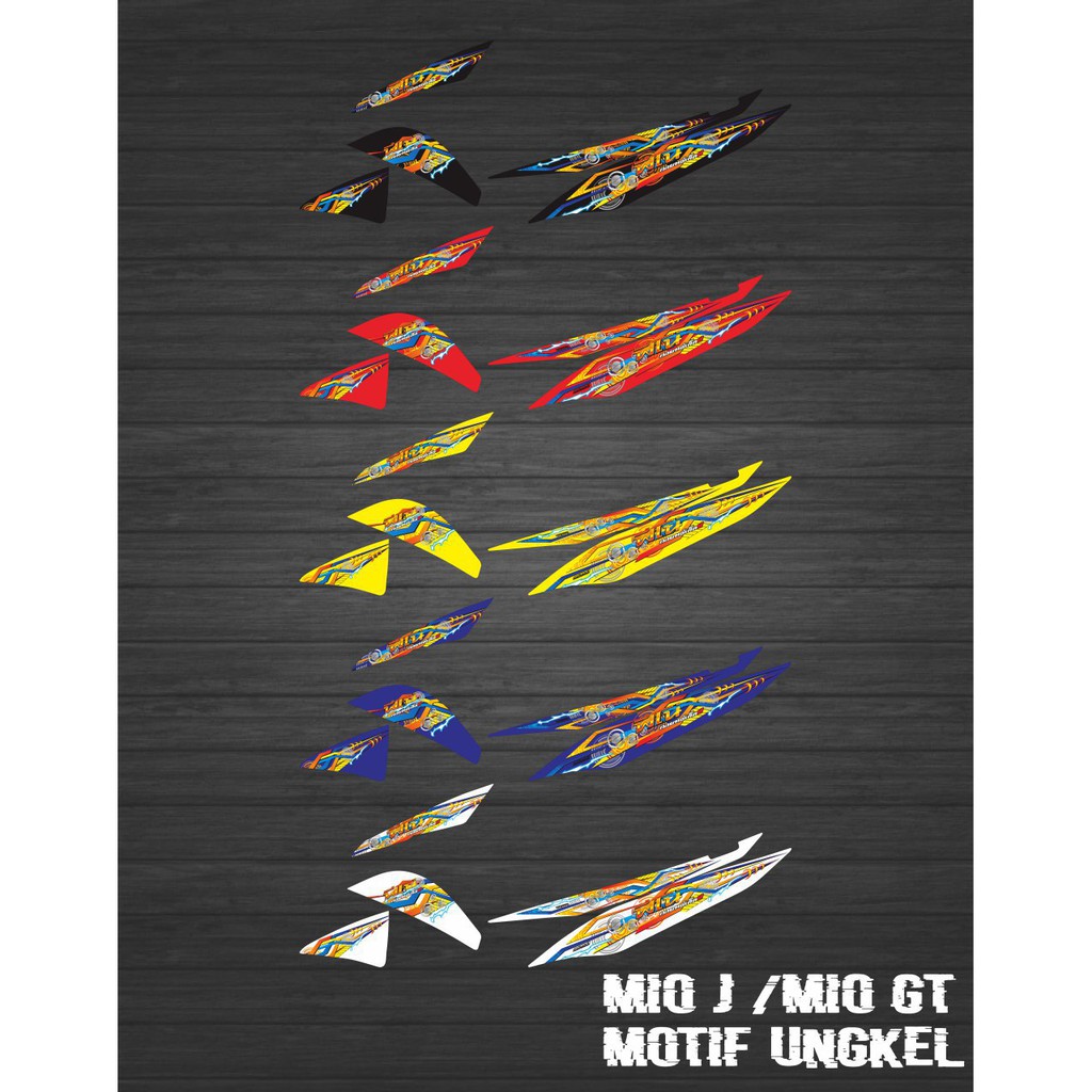 STRIPING STIKER LIST VARIASI MIO J MIO GT GRAFIS THAILOOK THAILAND