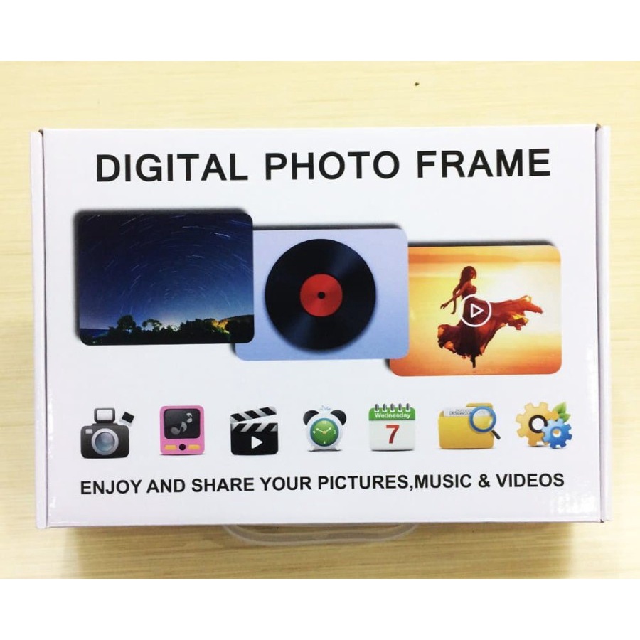 Digital Foto Frame 7 inch Multimedia With LED