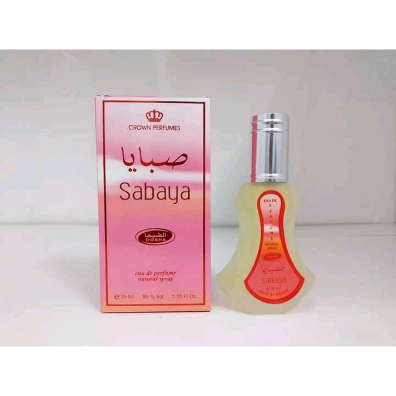 parfum dobha sabaya 35ml / parfum dobha spray/ parfum non alkohol