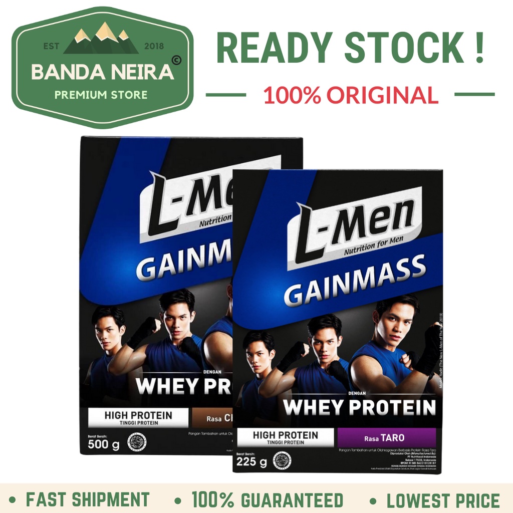 L-MEN LMEN L MEN GAINMASS GAIN MASS Gainer | 3 - 6 SAJIAN | 225 - 500 GR