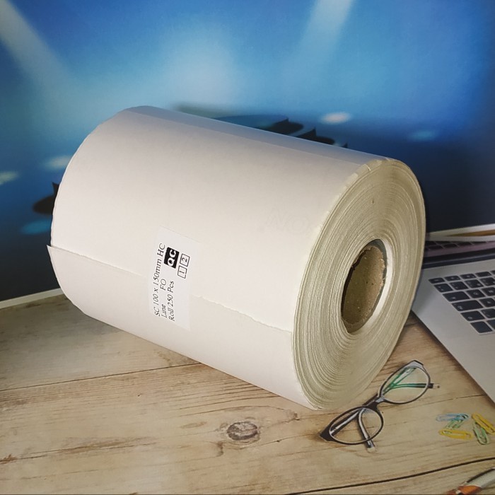 

LABEL DIRECT THERMAL RESI POS 100x150 mm HALFCUT STIKER 10X15 ISI 250