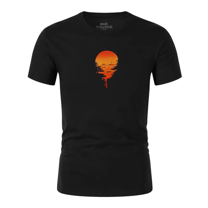 Kaos Pria Distro Sunset Baju Oblong Cowok Tshirt Lelaki Dewasa Cod