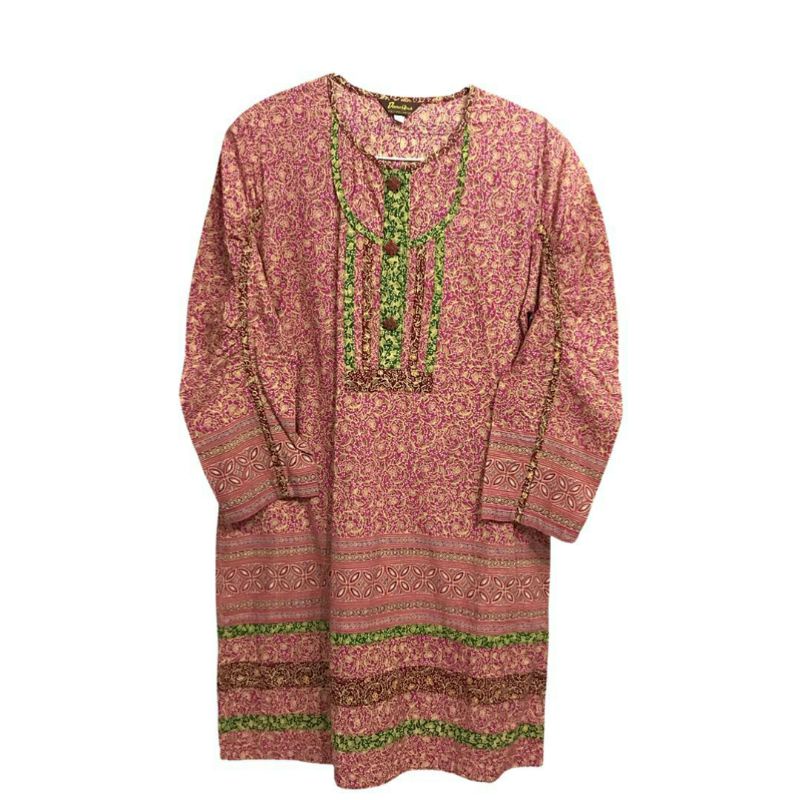 dress tunik batik danar hadi preloved