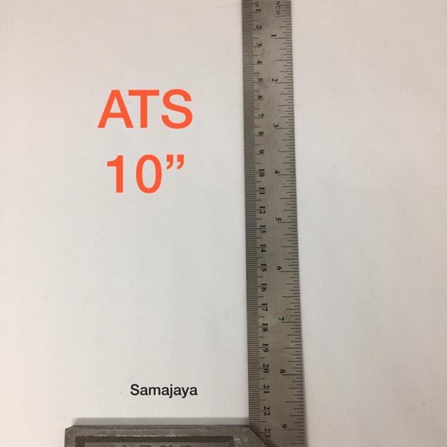 Penggaris Siku Tukang 10" ATS.Siku Penggaris. SIKON