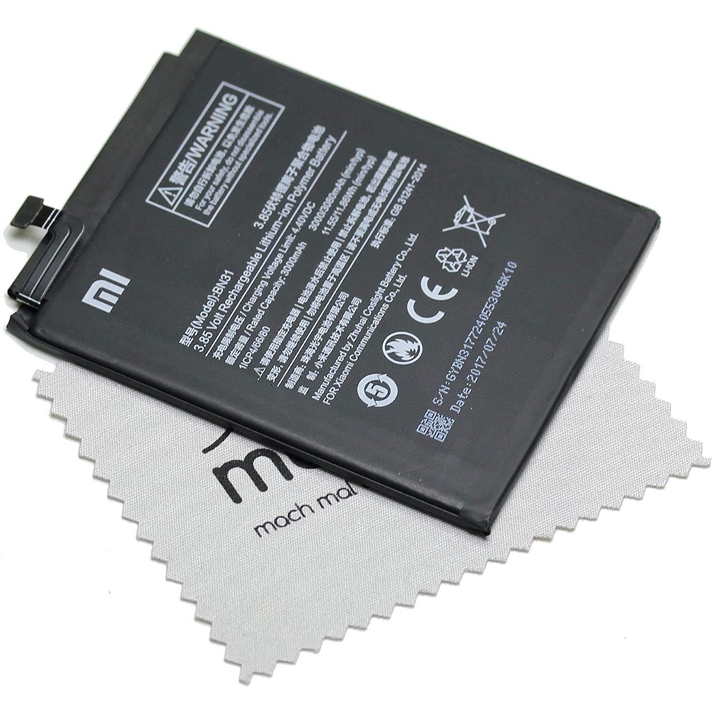 Baterai Batre Xiaomi Redmi Note 5A BN31 Original Battery Redmi S2/ Mi A1