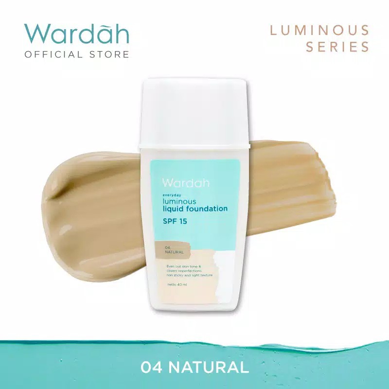 WARDAH EVERYDAY LUMINOUS LIQUID FOUNDATION 35 ML New Package