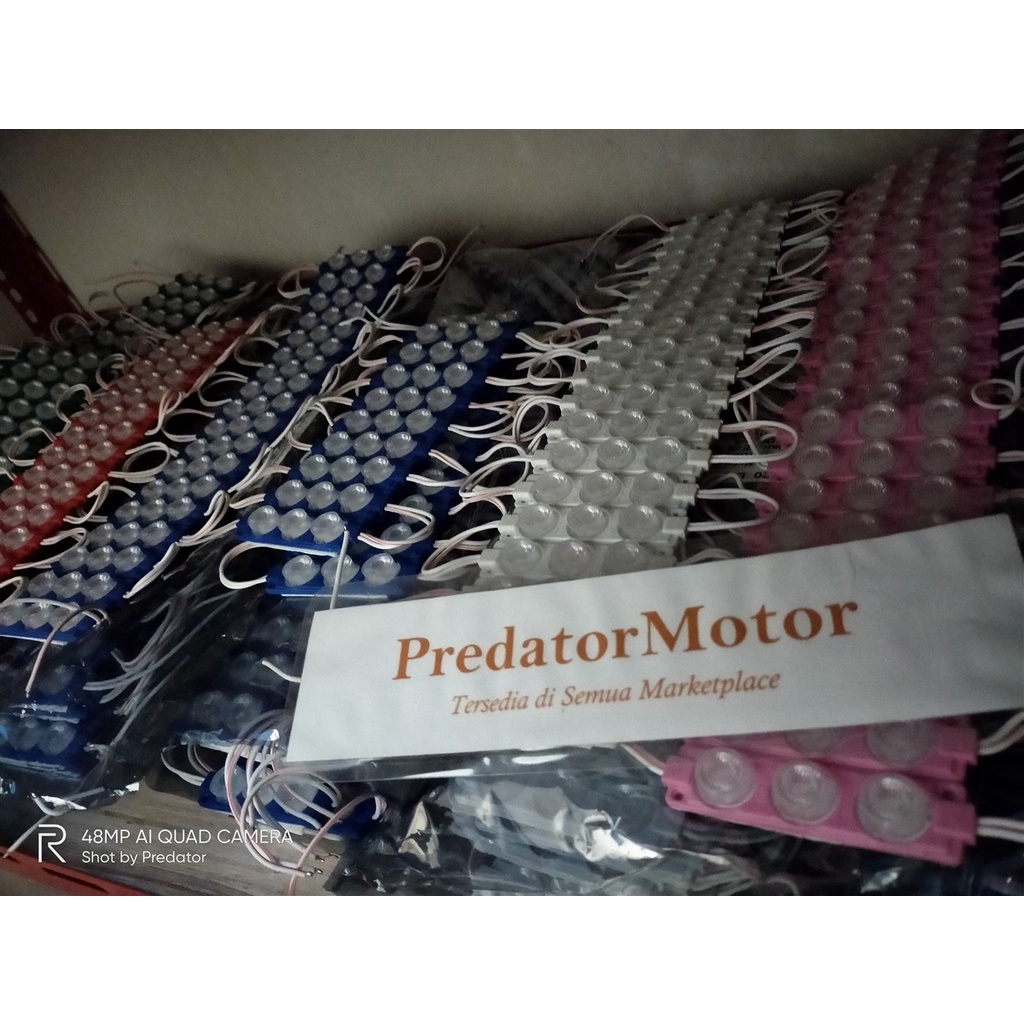 VARIASI LAMPU SAMPING /BAWAH TRUK KENDARAAN BESAR/ MODUL LED 3 MATA 24V 3WATT WATERPROOF