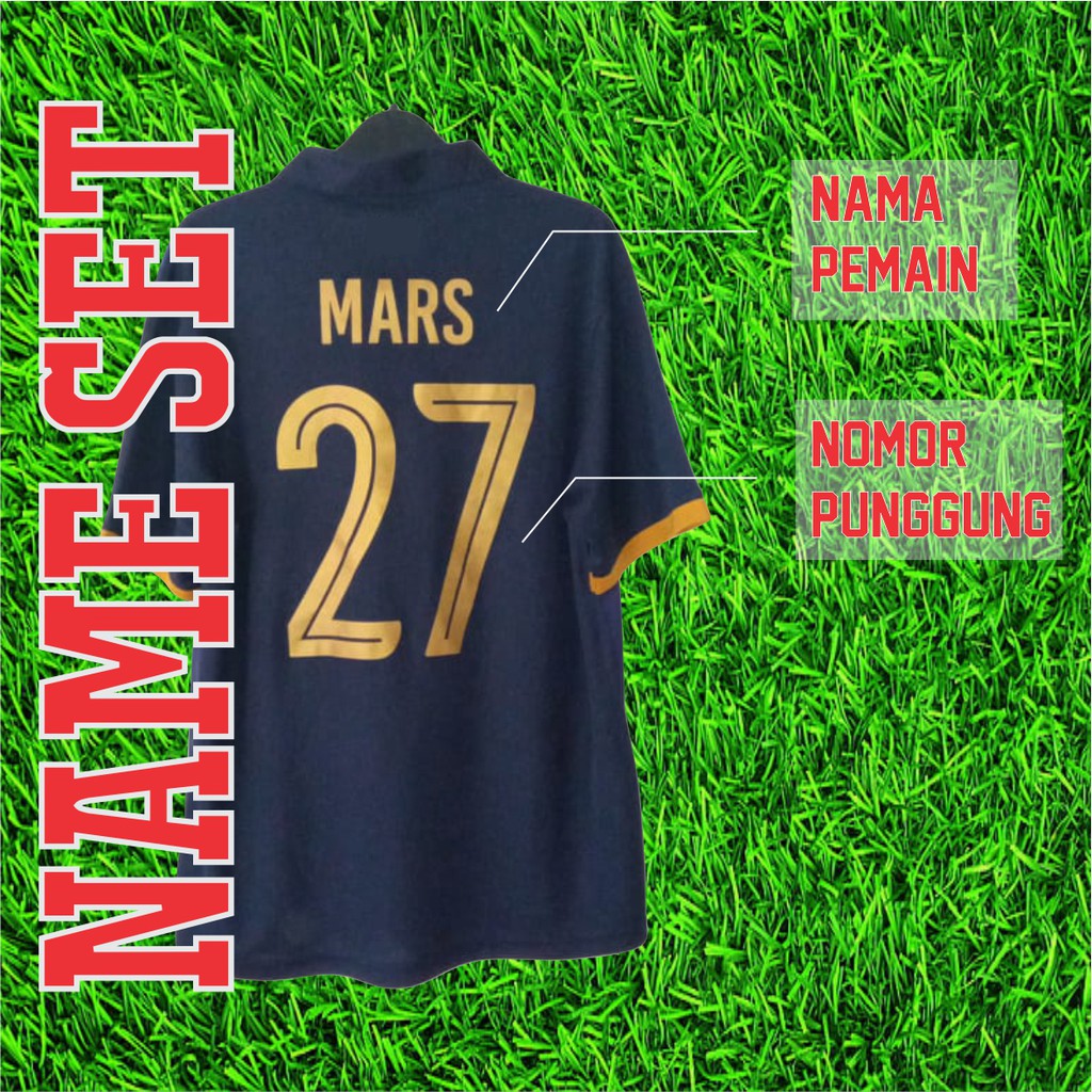 

Sablon Polyflex Name Set