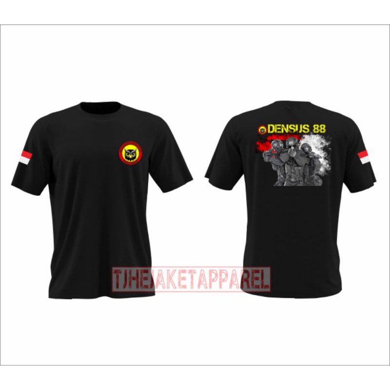 kaos Densus 88 / Baju Densus 88 Lengan Pendek
