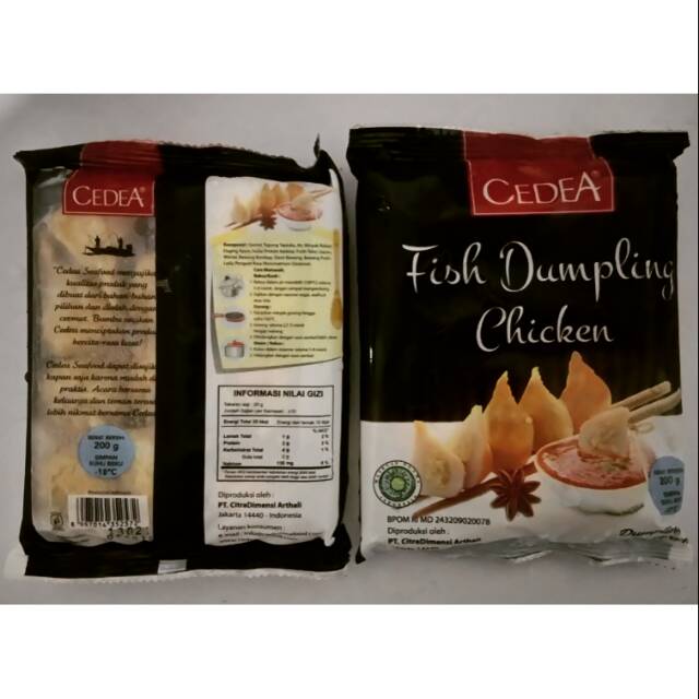 

CEDEA Fish Dumpling Chicken 200gr