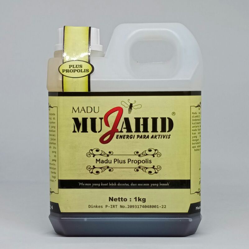 

Madu Mujahid Plus Propolis 1 kg Original 100% Asli