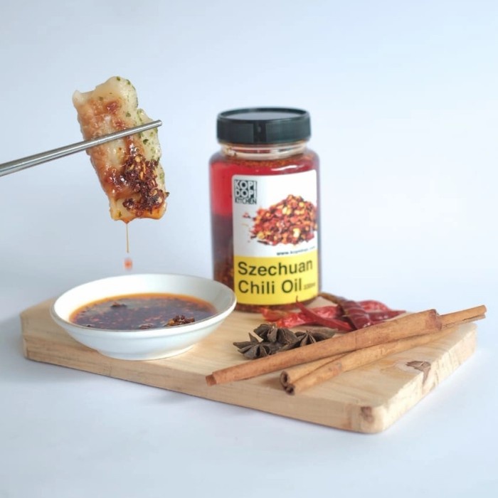 

Sambal-Aneka- Aku Kamu Szechuan Chili Oil Sambal Minyak Dimsum Homemade Halal -Aneka-Sambal.
