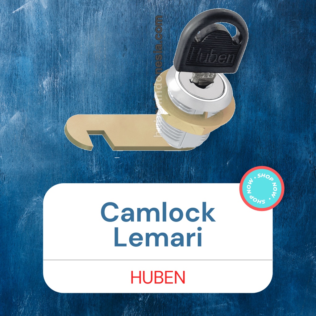 (Huben) Kunci Lemari Camlock Kunci Kabinet Kunci Loker HL 103 20mm 25mm 30mm 32mm