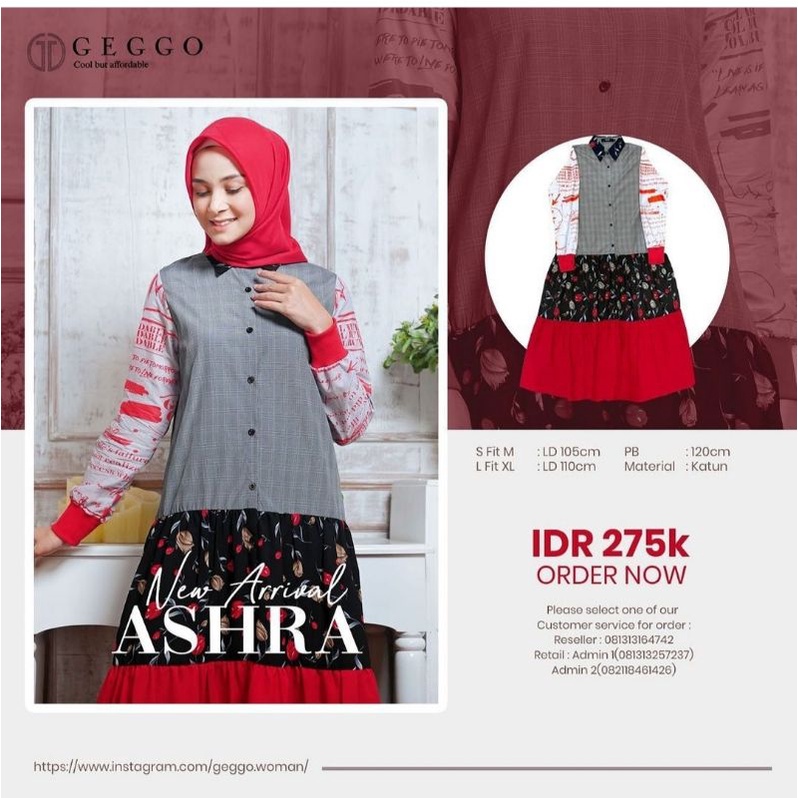 NEW ASHRA TUNIK BY GEGGO WOMAN