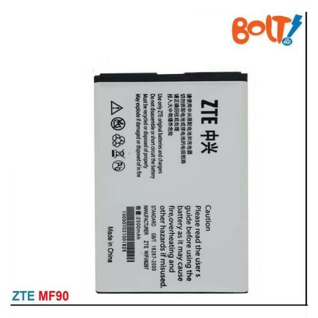 Baterai Modem Bolt ZTE MF90 MF91 i8272 Origianl