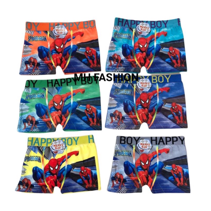 BOXER ANAK COWO AS  MOTIF 12PCS GROSIR