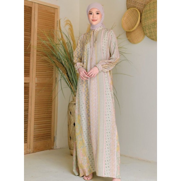 Kina Dress Muda Official in Lime