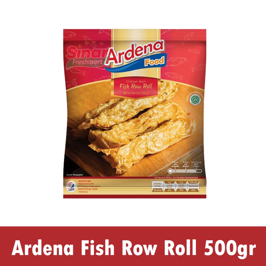 

[SINAR.FRESHMART] ARDENA FOOD FISH ROW ROLL / IKAN OLAHAN ROLL [500gr]