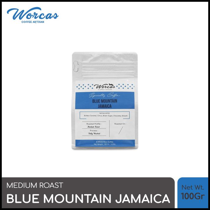 

Worcas Arabica Jamaica Blue Mountain 100Gr - Medium Roasted Coffee