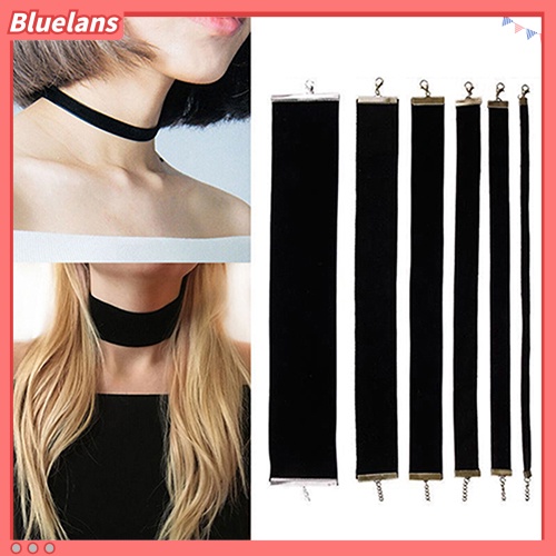 Bluelans Women Lady Black Velvet Choker Gothic Necklace Simple Retro Jewelry Xmas Gift