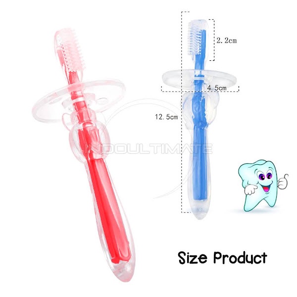 Sikat Gigi Bayi Sikat Gusi Bayi Sikat Bayi Silicone Baby Teether Pembersih Mulut lidah Bayi Anak Training Toothbrush